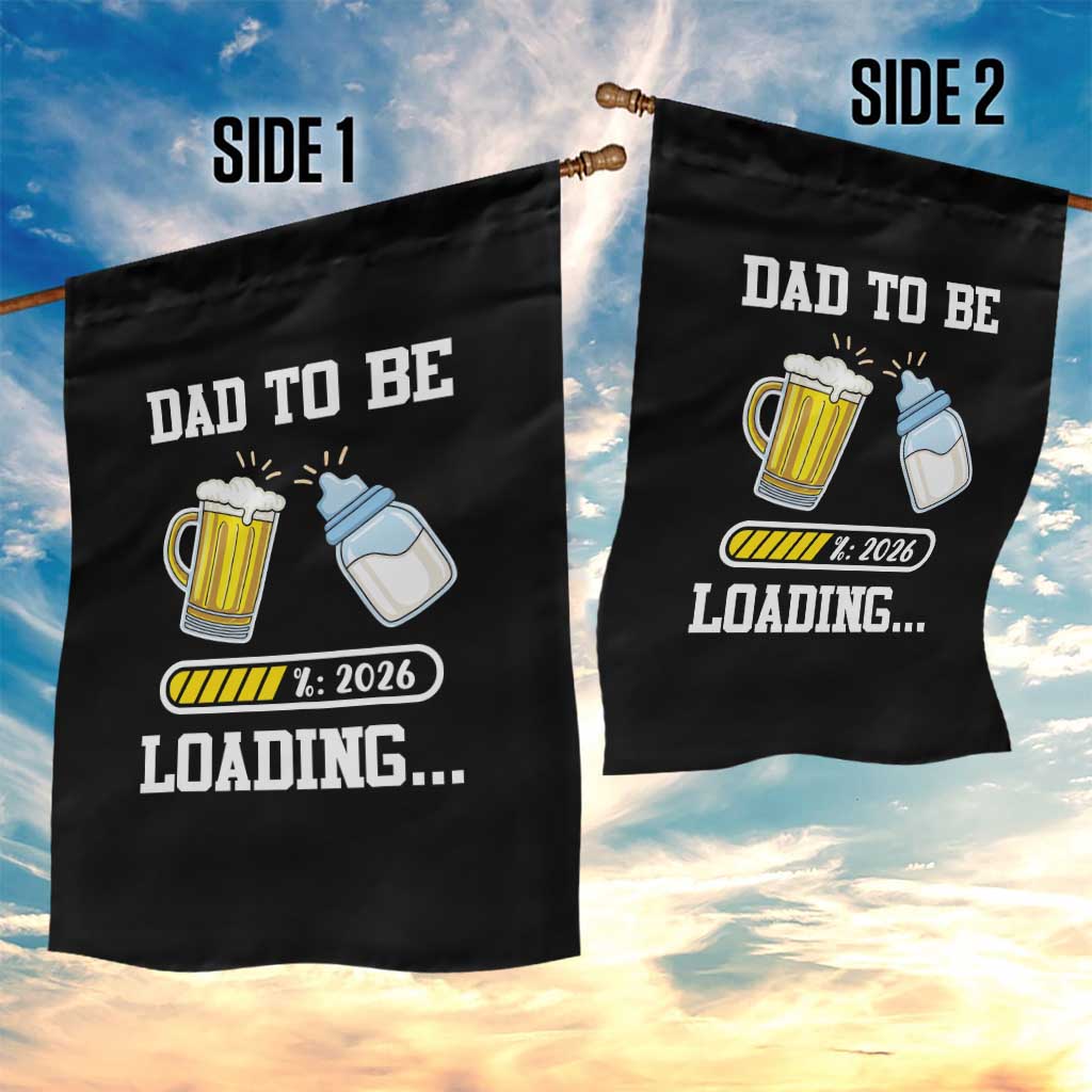 Dad to Be 2026 Garden Flag Funny Pregnancy Reveal