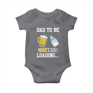 Dad to Be 2026 Baby Onesie Funny Pregnancy Reveal TS14 Charcoal Print Your Wear