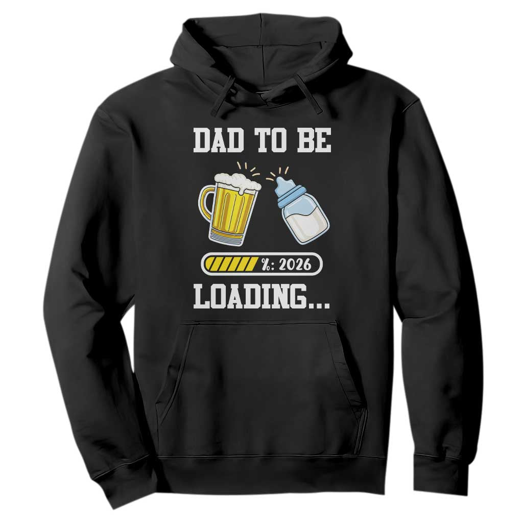 Dad to Be 2026 Hoodie Funny Pregnancy Reveal TS14 Black Print Your Wear
