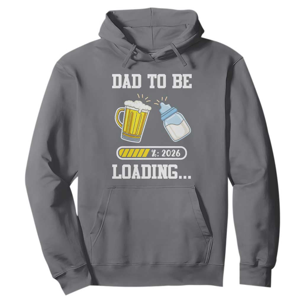 Dad to Be 2026 Hoodie Funny Pregnancy Reveal TS14 Charcoal Print Your Wear