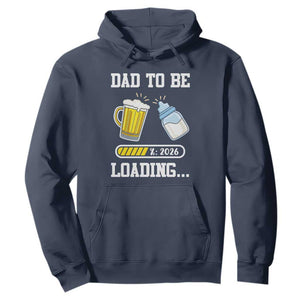 Dad to Be 2026 Hoodie Funny Pregnancy Reveal TS14 Navy Print Your Wear