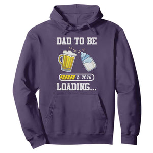 Dad to Be 2026 Hoodie Funny Pregnancy Reveal TS14 Purple Print Your Wear