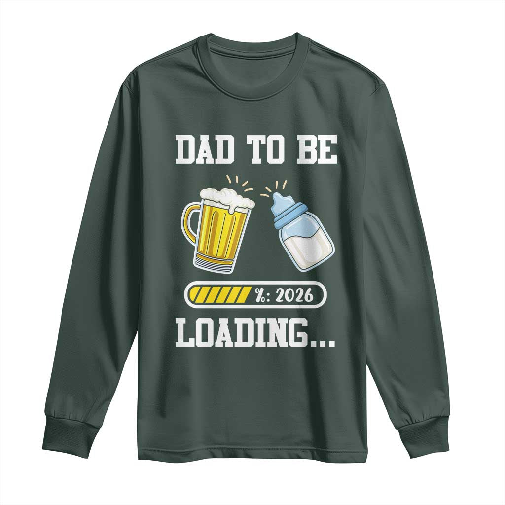 Dad to Be 2026 Long Sleeve Shirt Funny Pregnancy Reveal