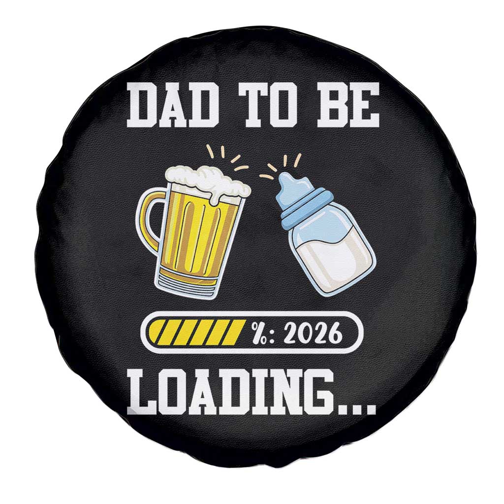 Dad to Be 2026 Spare Tire Cover Funny Pregnancy Reveal TS14 Print Your Wear