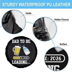 Dad to Be 2026 Spare Tire Cover Funny Pregnancy Reveal TS14 Print Your Wear