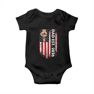 New Dad 2026 Baby Onesie Patriotic US American Flag Gifts Fathers Day