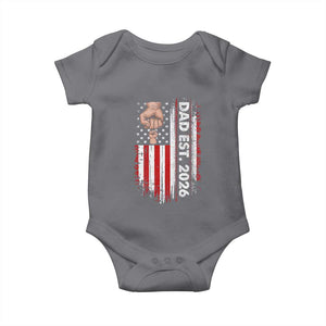 New Dad 2026 Baby Onesie Patriotic US American Flag Gifts Fathers Day