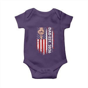 New Dad 2026 Baby Onesie Patriotic US American Flag Gifts Fathers Day