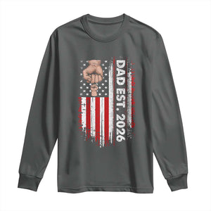 New Dad 2026 Long Sleeve Shirt Patriotic US American Flag Gifts Fathers Day