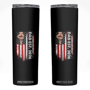 New Dad 2026 Skinny Tumbler Patriotic US American Flag Gifts Fathers Day