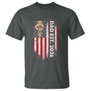 New Dad 2026 T Shirt Patriotic US American Flag Gifts Fathers Day