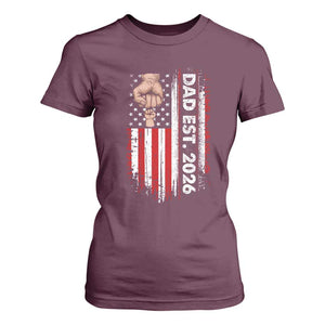 New Dad 2026 T Shirt For Women Patriotic US American Flag Gifts Fathers Day