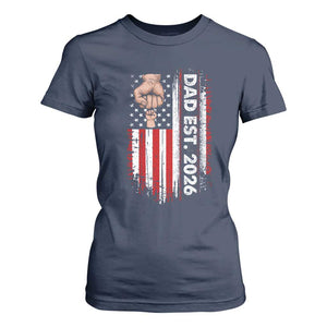 New Dad 2026 T Shirt For Women Patriotic US American Flag Gifts Fathers Day