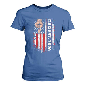 New Dad 2026 T Shirt For Women Patriotic US American Flag Gifts Fathers Day