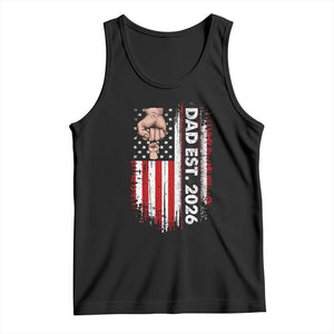 New Dad 2026 Tank Top Patriotic US American Flag Gifts Fathers Day