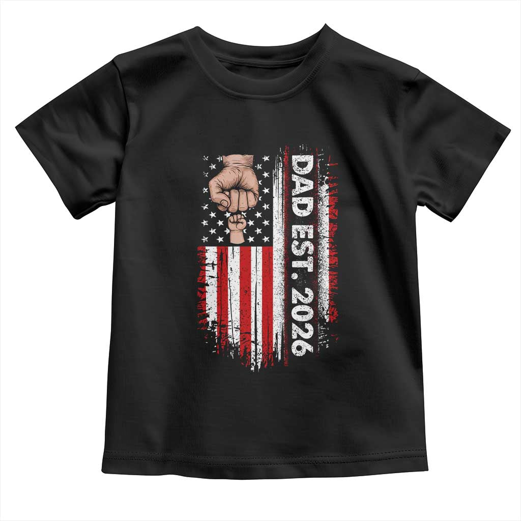 New Dad 2026 Toddler T Shirt Patriotic US American Flag Gifts Fathers Day