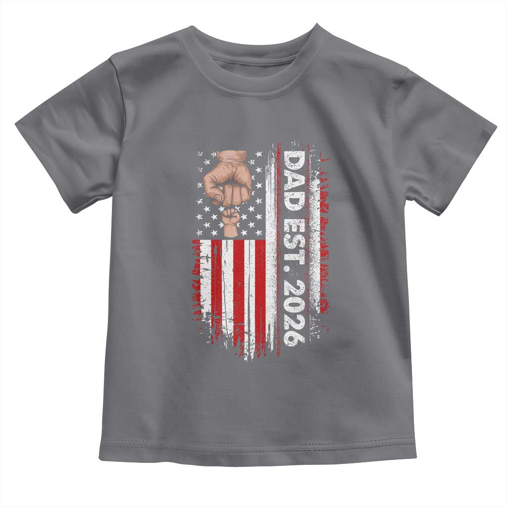 New Dad 2026 Toddler T Shirt Patriotic US American Flag Gifts Fathers Day