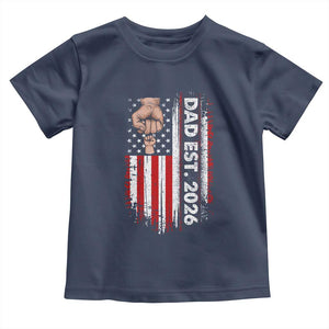 New Dad 2026 Toddler T Shirt Patriotic US American Flag Gifts Fathers Day