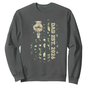 New Dad 2026 Sweatshirt Camo American Flag Military Dad Father's Day
