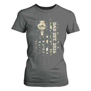 New Dad 2026 T Shirt For Women Camo American Flag Military Dad Father's Day