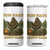Funny Bigfoot Sarcastic 4 in 1 Can Cooler Tumbler Fun Fact I Don Not Care Sasquatch Camping TS14 One Size: 16 oz White Print Your Wear