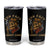 Funny Skull Sarcastic Tumbler Cup Fun Fact I Don Not Care TS14 Black Print Your Wear
