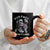 Funny Skeleton Smoking Coffee Mug Fun Fact I Don Not Care Sarcastic Women Skull TS14 Print Your Wear