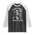 Funny Skeleton Smoking Raglan Shirt Fun Fact I Don Not Care Sarcastic Women Skull TS14 Black White Print Your Wear