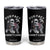 Funny Skeleton Smoking Tumbler Cup Fun Fact I Don Not Care Sarcastic Women Skull TS14 Black Print Your Wear