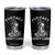 Funny Skeleton Sarcastic Tumbler Cup Fun Fact I Don Not Care Cat Lover TS14 Black Print Your Wear
