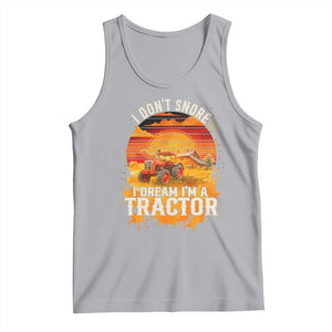 Funny Tractor Tank Top I Do Not Snore I Dream I Am A Tractor TS14 Athletic Heather Print Your Wear
