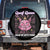 Queef Queen Cat Meme Spare Tire Cover Funny Inappropriate Adult Humor TS14 No hole Black Print Your Wear
