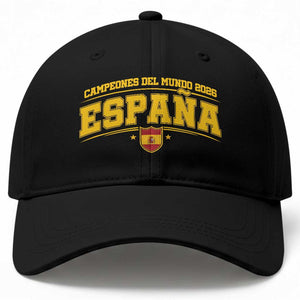 Spain Champions 2026 Baseball Cap Espana Soccer Football Fan Spanish Flag