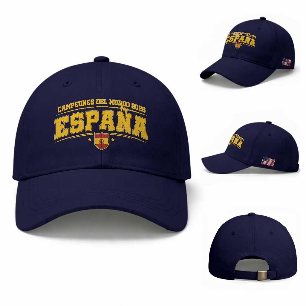 Spain Champions 2026 Baseball Cap Espana Soccer Football Fan Spanish Flag