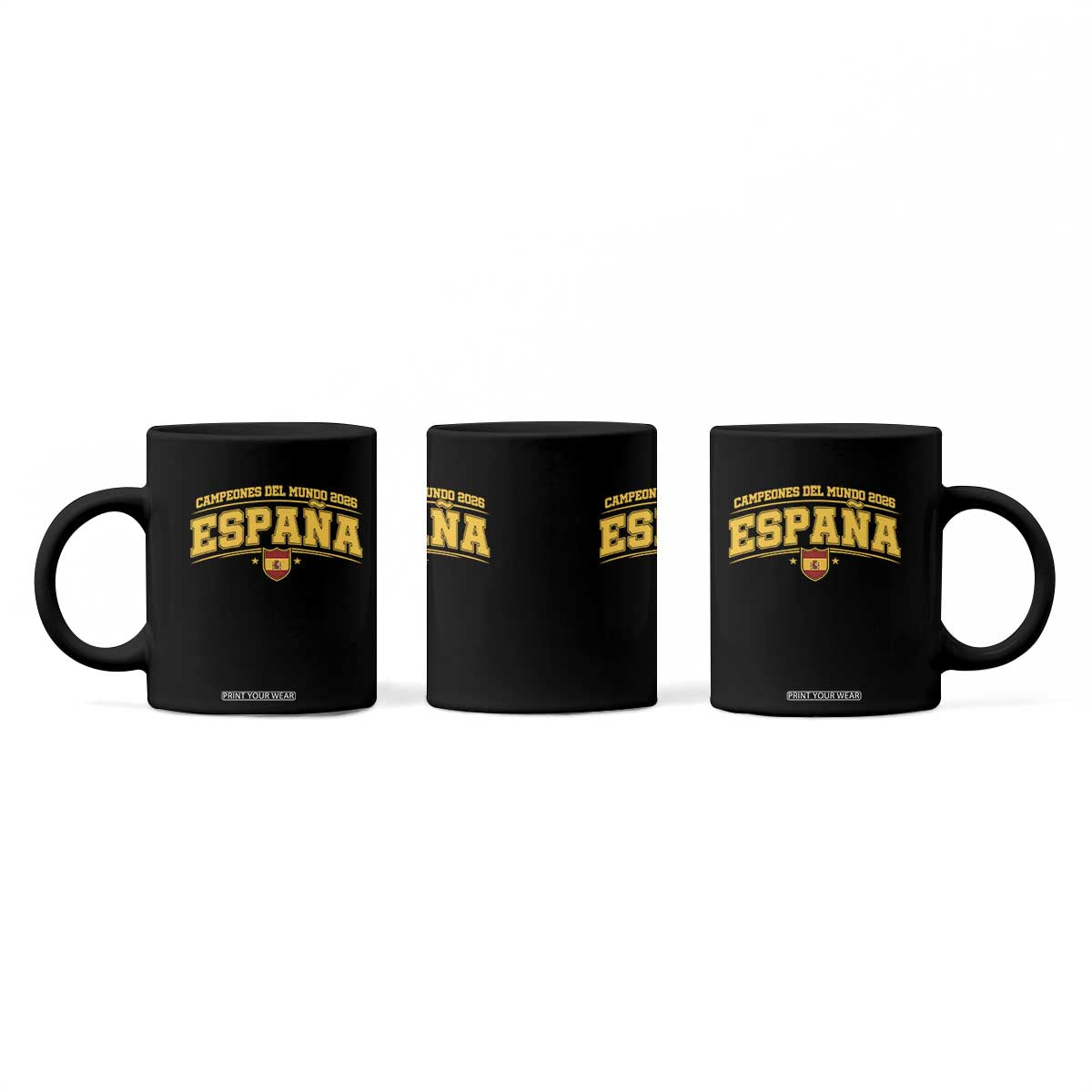 Spain Champions 2026 Coffee Mug Espana Soccer Football Fan Spanish Flag