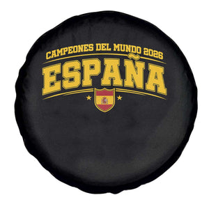 Spain Champions 2026 Spare Tire Cover Espana Soccer Football Fan Spanish Flag