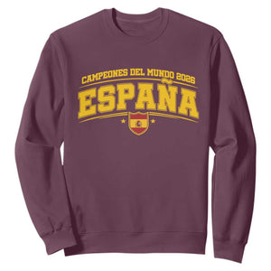Spain Champions 2026 Sweatshirt Espana Soccer Football Fan Spanish Flag