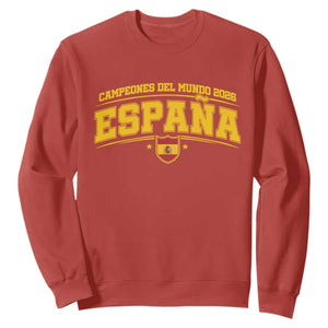 Spain Champions 2026 Sweatshirt Espana Soccer Football Fan Spanish Flag