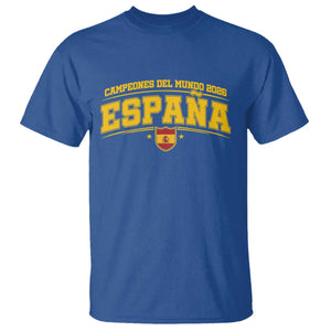 Spain Champions 2026 T Shirt Espana Soccer Football Fan Spanish Flag