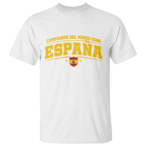 Spain Champions 2026 T Shirt Espana Soccer Football Fan Spanish Flag
