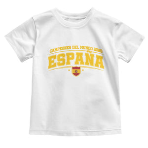 Spain Champions 2026 Toddler T Shirt Espana Soccer Football Fan Spanish Flag