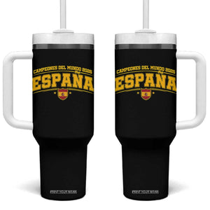 Spain Champions 2026 Tumbler With Handle Espana Soccer Football Fan Spanish Flag