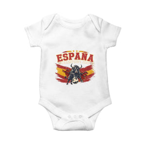 Spain Champions 2026 Baby Onesie Espana Soccer Fan Spanish Flag Bull