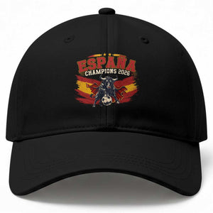 Spain Champions 2026 Baseball Cap Espana Soccer Fan Spanish Flag Bull