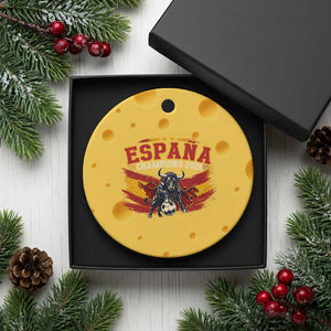 Spain Champions 2026 Ceramic Ornament Espana Soccer Fan Spanish Flag Bull