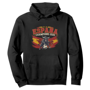 Spain Champions 2026 Hoodie Espana Soccer Fan Spanish Flag Bull