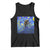 Bigfoot Dirt Bike Sasquatch Tank Top Starry Night Van Gogh Biker TS14 Black Print Your Wear