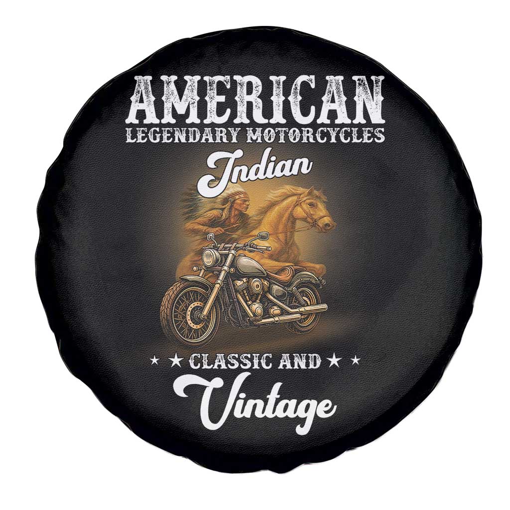 Native American Motorcycle Indian Bikers Club Classic And Vintage Spare Tire Cover TS14 Print Your Wear
