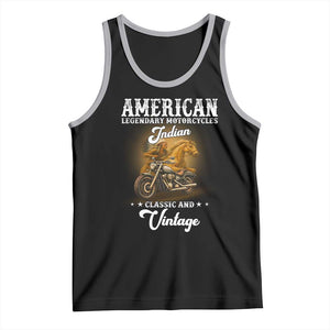 Native American Motorcycle Indian Bikers Club Classic And Vintage Tank Top TS14 Black Athletic Heather Print Your Wear