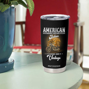 Native American Motorcycle Indian Bikers Club Classic And Vintage Tumbler Cup TS14 Print Your Wear